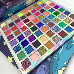 پالت سایه بزرگ 72 رنگ جدید کیس کرون