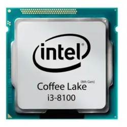 پردازنده مرکزی اینتل سری Coffee Lake مدل core i3-8100 Tray - رایاساز