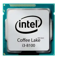 پردازنده مرکزی اینتل سری Coffee Lake مدل core i3-8100
