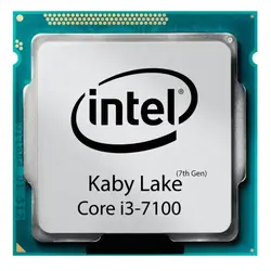 پردازنده مرکزی اینتل سری Kaby Lake مدل Core i3-7100 Tray