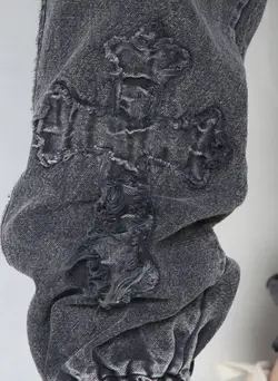 شلوار اسلش ۶جیب طوسی