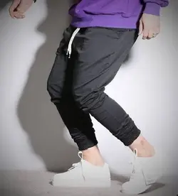 شلوار اسلش مشکی ساده