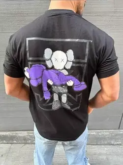 تیشرت مردانه مشکی لاکچری میکی