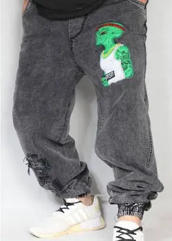 شلوار اسلش طوسی جین یوفو