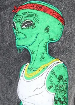 شلوار اسلش طوسی جین یوفو