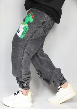 شلوار اسلش طوسی جین یوفو