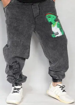 شلوار اسلش طوسی جین یوفو