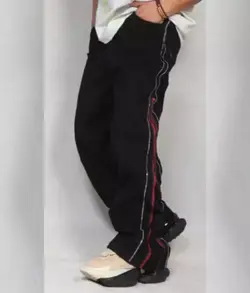 شلوار بگ مردانه بغل زیپ