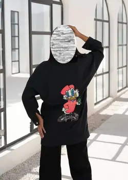 کت جین مشکی دخترانه