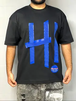 تیشرت مردانه مشکی ماچینست HI