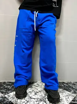 شلوار بگ مردانه آبی