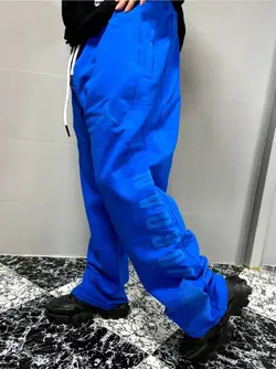 شلوار بگ مردانه آبی