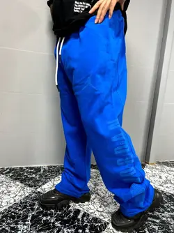 شلوار بگ مردانه آبی