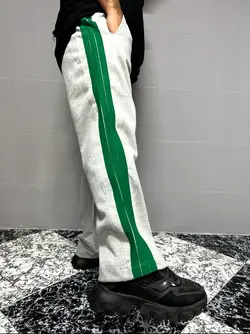 شلوار بگ مردانه راحتی طوسی