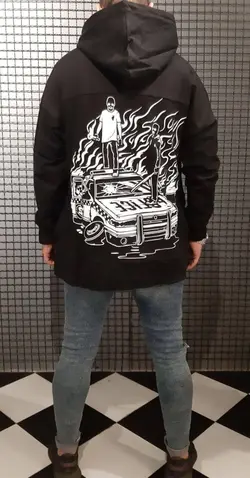 هودی مشکی مردانه So.Deep