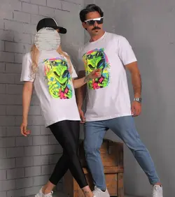 تیشرت آدم فضایی لانگ