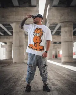 شلوار اسلش جین زاپ دار