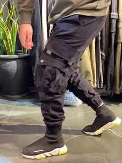 اسلش کتان ذغالی