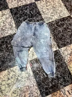 شلوار اسلش مردانه جین زاپ