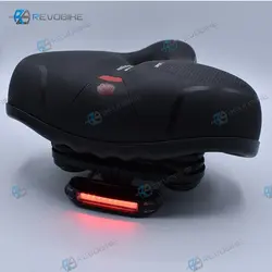 زین دوچرخه پهن چراغدار مدل zone