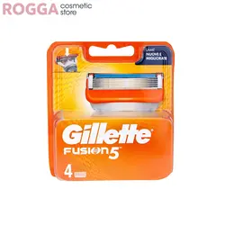 تیغ یدک ژیلت مدل Fusion 5 بسته 4 عددی