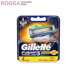تیغ یدک ژیلت مدل Fusion Proglide Power 5 ‏بسته 4 عددی