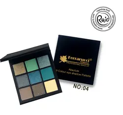 پالت سایه چشم 9 رنگ فراروسی سری Absolute - شماره 04 Ferrarucci 9 Color
