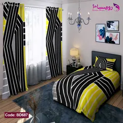 روتختی طرح راه راه یک نفره برند دکو کد BD687