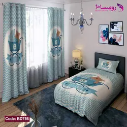 روتختی طرح کالسکه یک نفره برند دکو کد BD756
