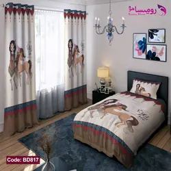 روتختی طرح دختر اسب سوار یک نفره برند دکو کد BD817