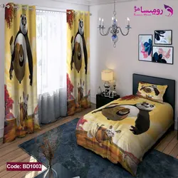 روتختی طرح پاندای کونگ فو کار یک نفره برند دکو کد BD1003