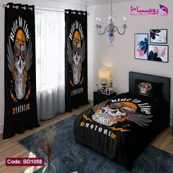 روتختی طرح اسکلت یک نفره برند دکو کد BD1058