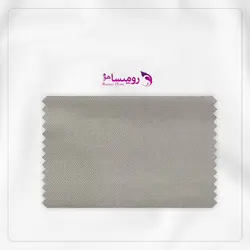 پرده ساده رنگ طوسی روشن پارچه هازان کد 4161