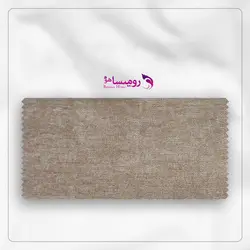 پرده ساده مخمل خاکی رنگ پارچه شانل کد 1919