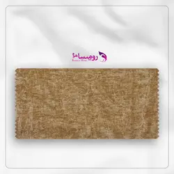 پرده ساده مخمل اخرایی آجری رنگ پارچه شانل کد 4235