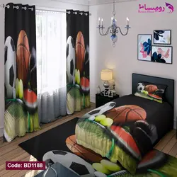 روتختی طرح توپ یک نفره برند دکو کد BD1188