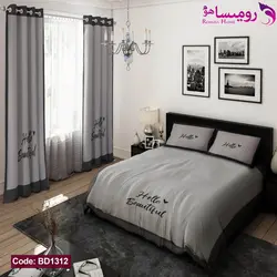 روتختی طرح طوسی ساده برند دکو کد BD1312