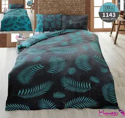 روتختی طرح برگ سیکاس یک نفره برند ترکاز کد 1143