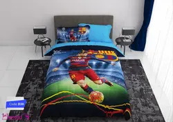 سرویس روتختی طرح بارسلونا یک نفره برند ترکسان کد d30