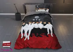 سرویس روتختی طرح BTS یک نفره برند ترکسان کد d443