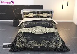 سرویس روتختی طرح Versace دو نفره برند ترکسان کد d441