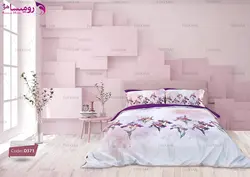 سرویس روتختی طرح ارغوان دو نفره برند ترکسان کد d371