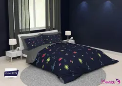 سرویس روتختی طرح افشان دو نفره برند ترکسان کد d173