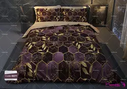 سرویس روتختی کندو ارغوانی دو نفره برند ترکسان کد d271