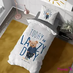 روتختی طرح خرس قهوه ای یک نفره برند دکو کد Bd813