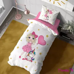 روتختی طرح یونی کورن رنگی یک نفره برند دکو کد Bd859