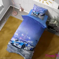 روتختی طرح ماشین آبی یک نفره برند دکو کد Bd763