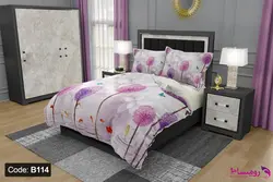 روتختی طرح قاصدک با امکان تغییر رنگ پشت لحاف و ملحفه کد B114