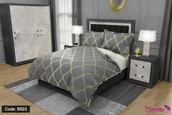 روتختی طرح Olivia با امکان تغییر رنگ پشت لحاف و ملحفه کد B523
