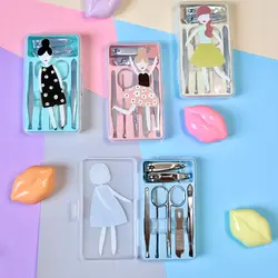 ست مانیکور ناخن و ابرو طرح دختر